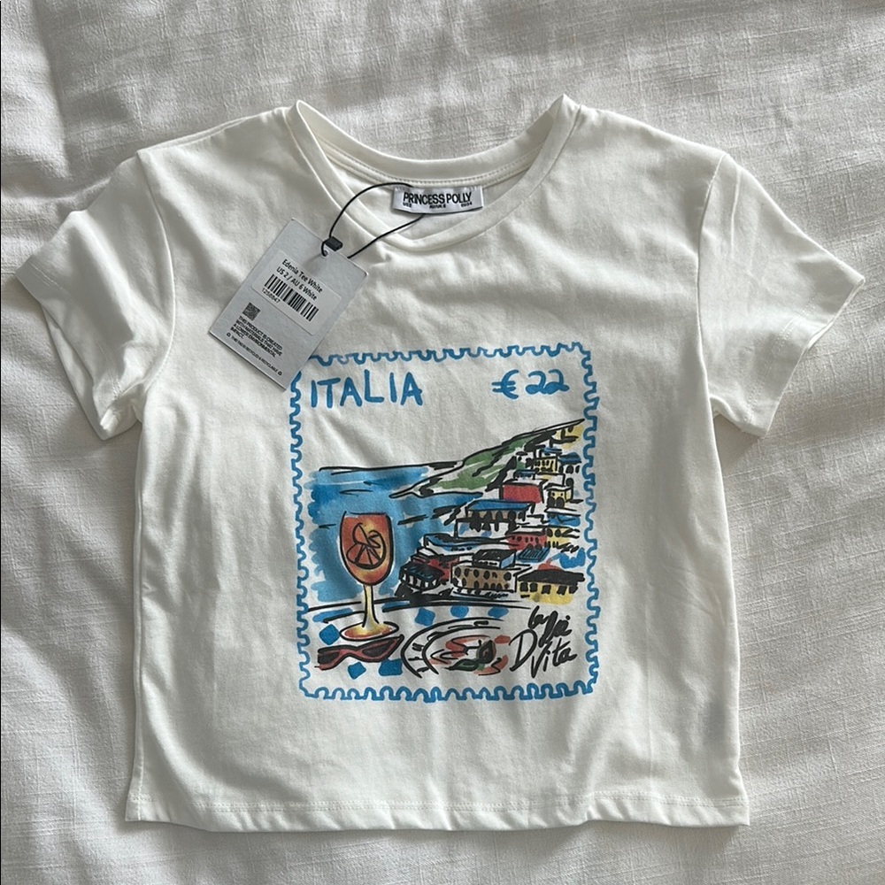 Princess Polly Cropped Graphic Tee